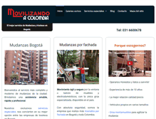 Tablet Screenshot of movilizandoacolombia.com